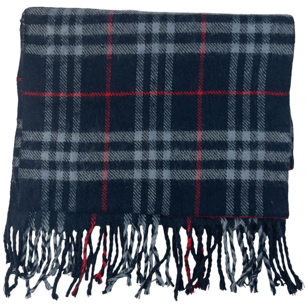 Burberry Vintage Burberry Nova Check Lambswool Tassel Scarf Size ONE SIZE - 3 Thumbnail