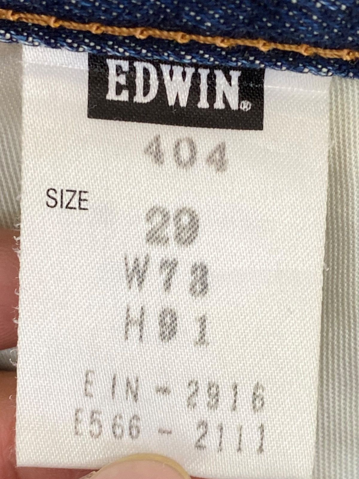 Edwin Edwin 404 Faded Wash Ripped Style Boot Cut Jeans Size US 29 - 11 Thumbnail