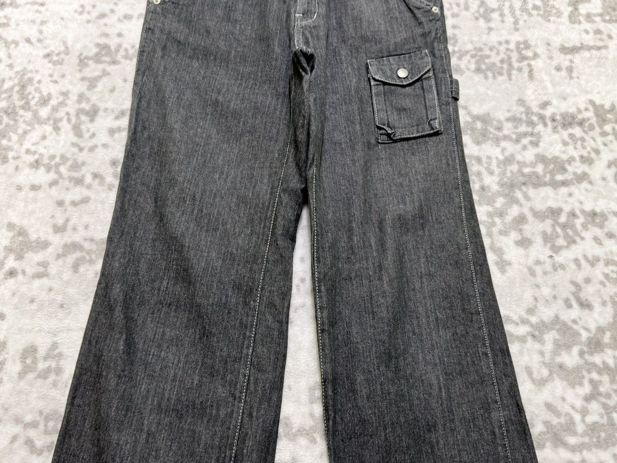Pink House Pink House Bear Patch Black Denim Carpenter Pants Size US 29 - 6 Thumbnail