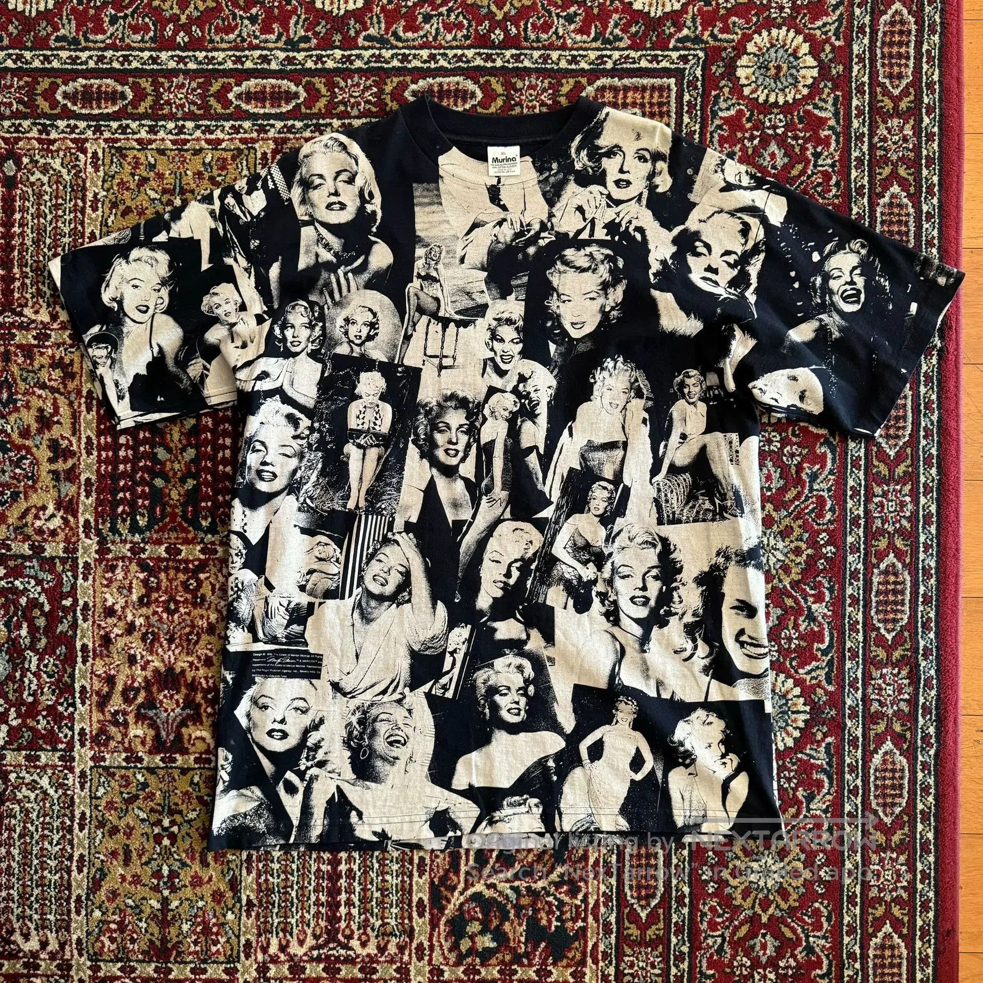 Vintage Marilyn Monroe Vintage Overprint Tee. Size US M / EU 48-50 / 2 - 1 Thumbnail