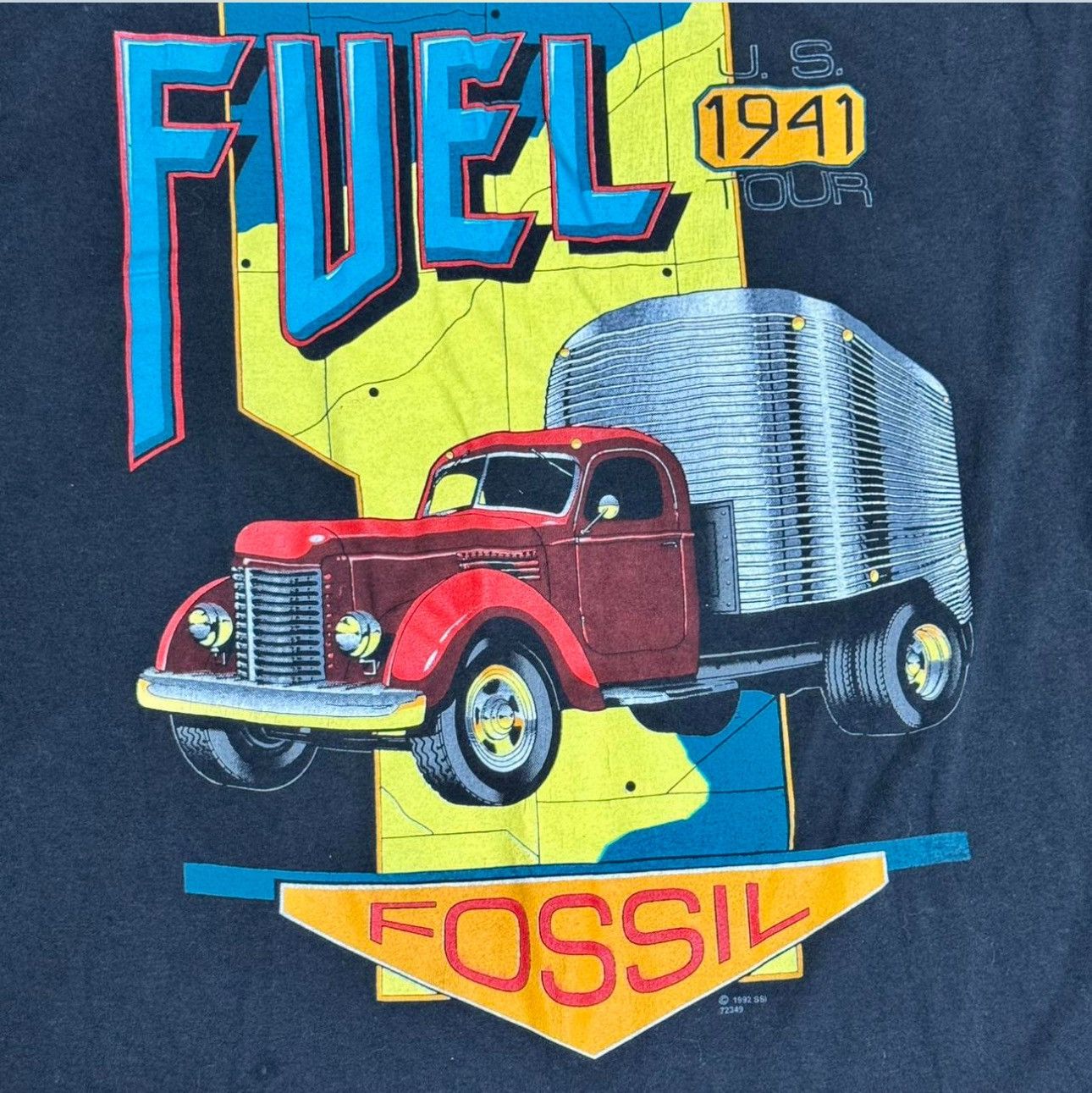 Fossil Vintage 1992 Fossil “Fuel Tour 1941” Tee — Signal Sport XL Size US XL / EU 56 / 4 - 2 Thumbnail