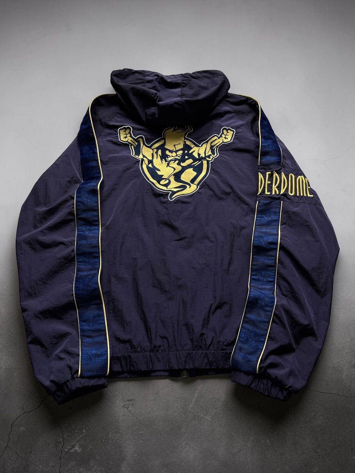 Thunderdome Vintage 00s Thunderdome Hardcore Rave Gabber Big Logo Jacket Size US L / EU 52-54 / 3 - 1 Thumbnail