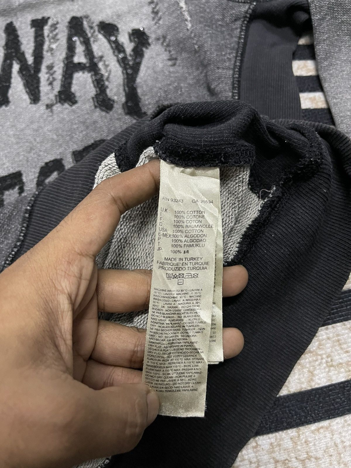 Diesel 2000s DIESEL RUNAWAY COLLEGE RARE DISTRESSED DESIGN Size US M / EU 48-50 / 2 - 13 Thumbnail