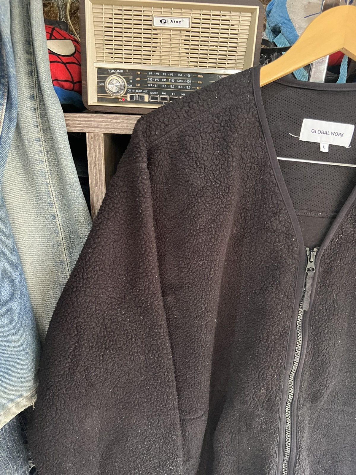 Global Work 🔥Global Work Deep Pile Sherpa Zipper Jacket Size US XL / EU 56 / 4 - 5 Thumbnail