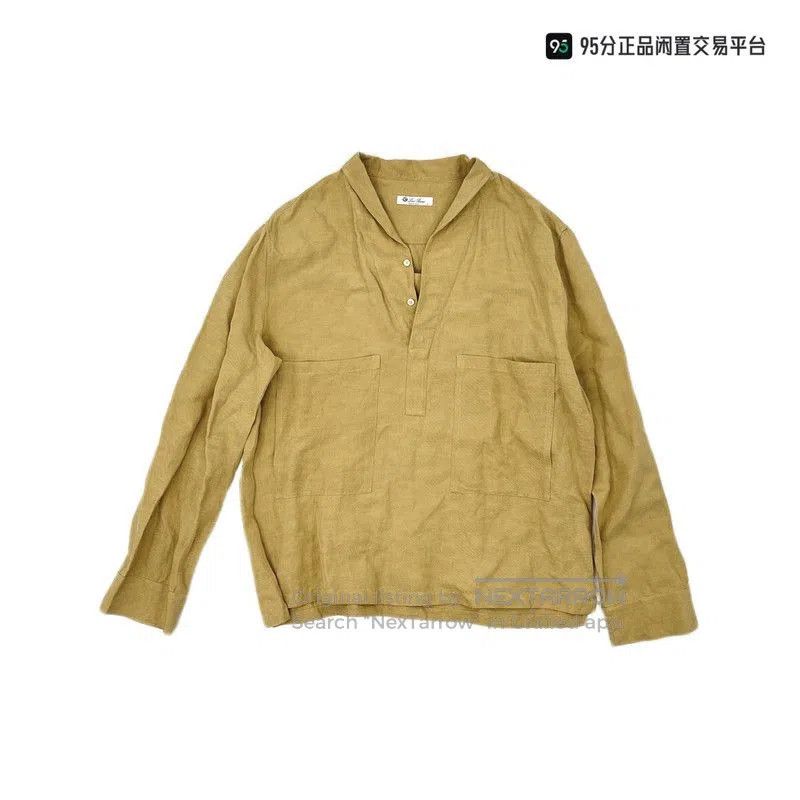 Loro Piana Loro Piana Biwa Men's Beige Overshirt Jacket. Size US S / EU 44-46 / 1 - 2 Thumbnail