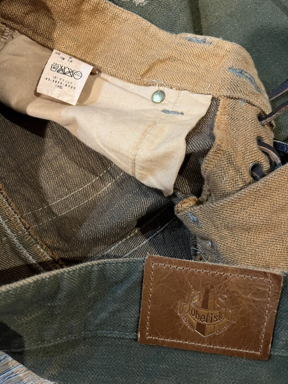 Obelisk Obelisk Lace Up Flare Jeans Size US 31 - 6 Thumbnail