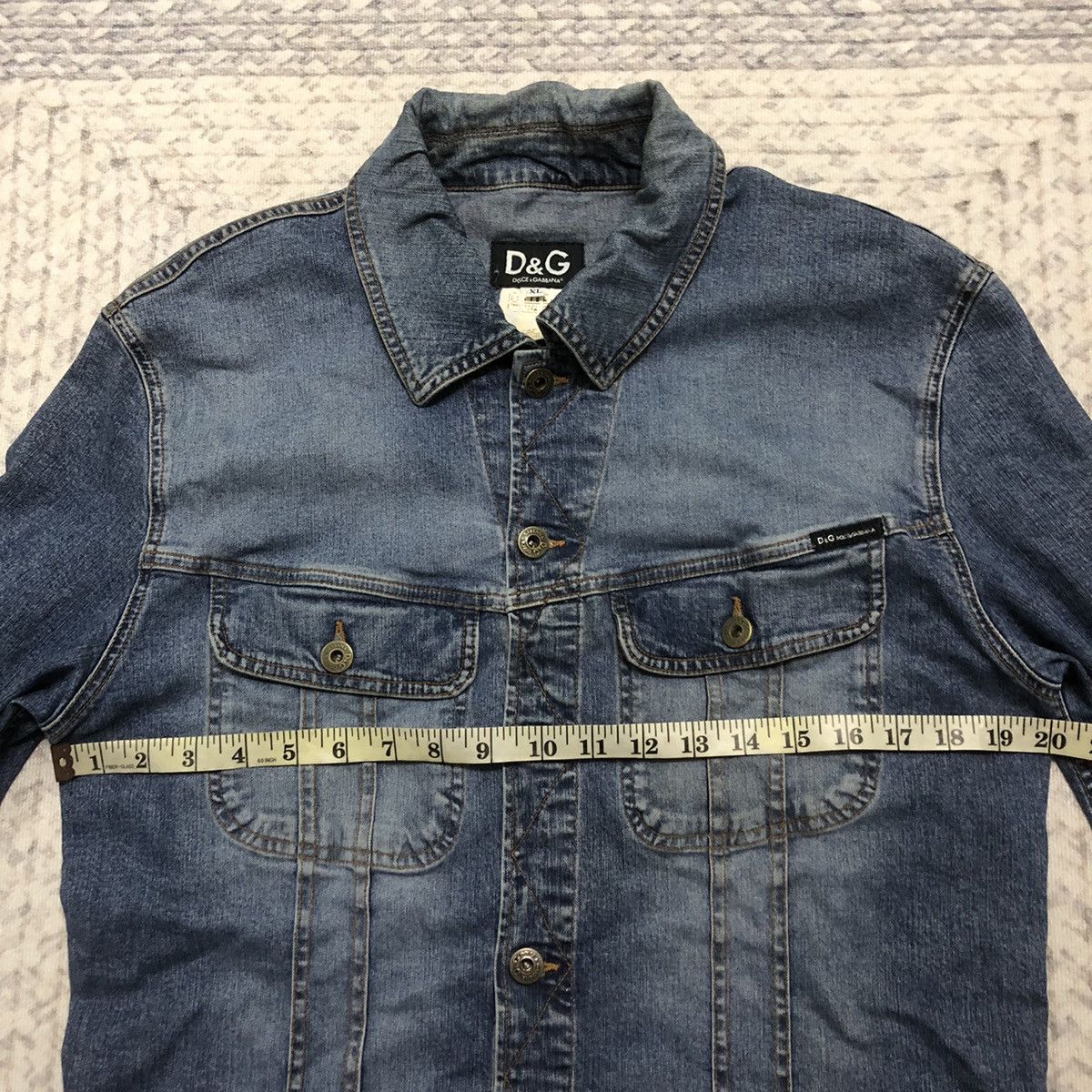 Dolce & Gabbana Rare Distressed Dolce & Gabbana Denim Jacket Size US S / EU 44-46 / 1 - 11 Thumbnail