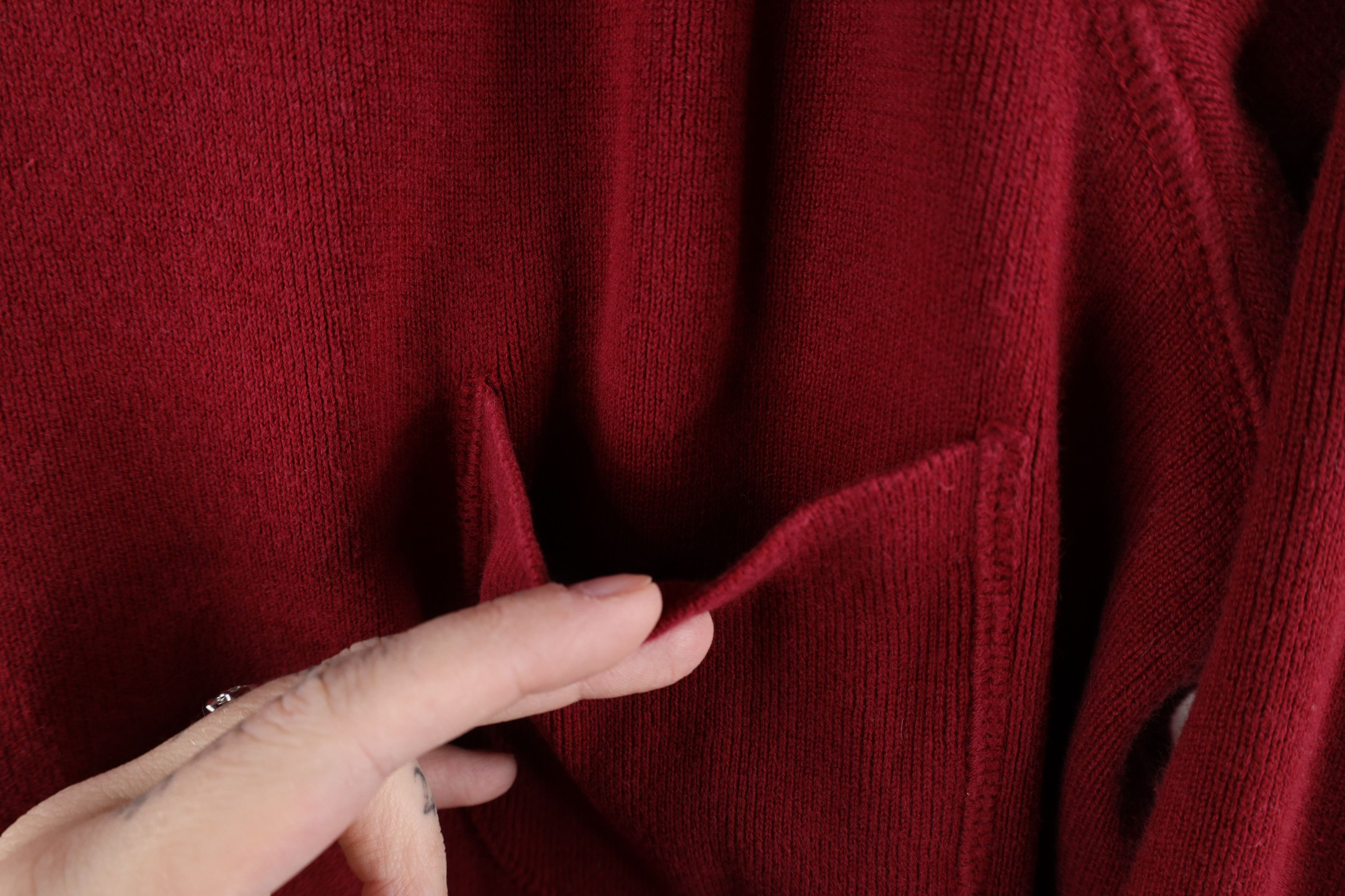 Eddie Bauer Vintage 90s Eddie Bauer Ribbed Knit Pocket Sweater Japan Size US S / EU 44-46 / 1 - 4 Thumbnail