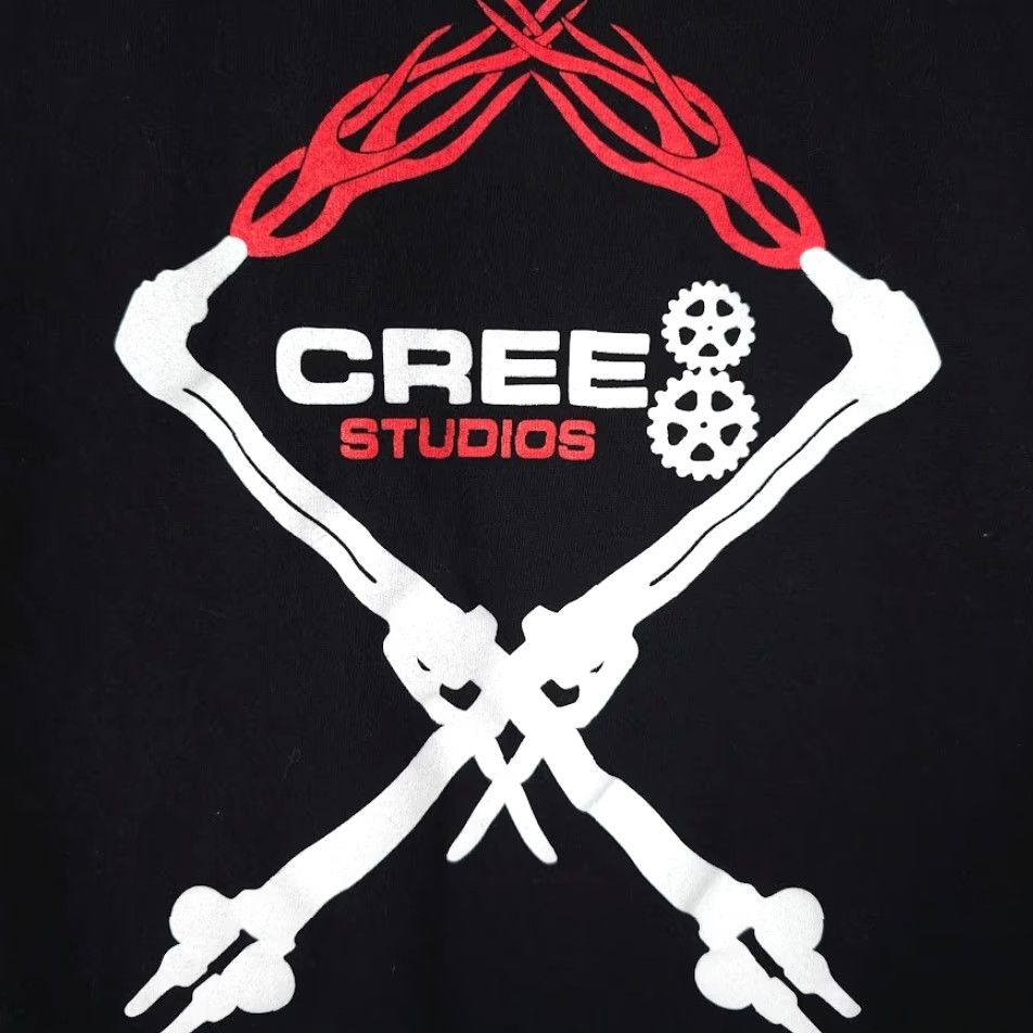 Gildan CREE8 Studios T Shirt Mens Black Size M Crew Neck Short Sleeve Fabrication & Design SFX TV Movies Pyro Gildan Cotton Vintage No Men Regular Size US M / EU 48-50 / 2 - 5 Thumbnail