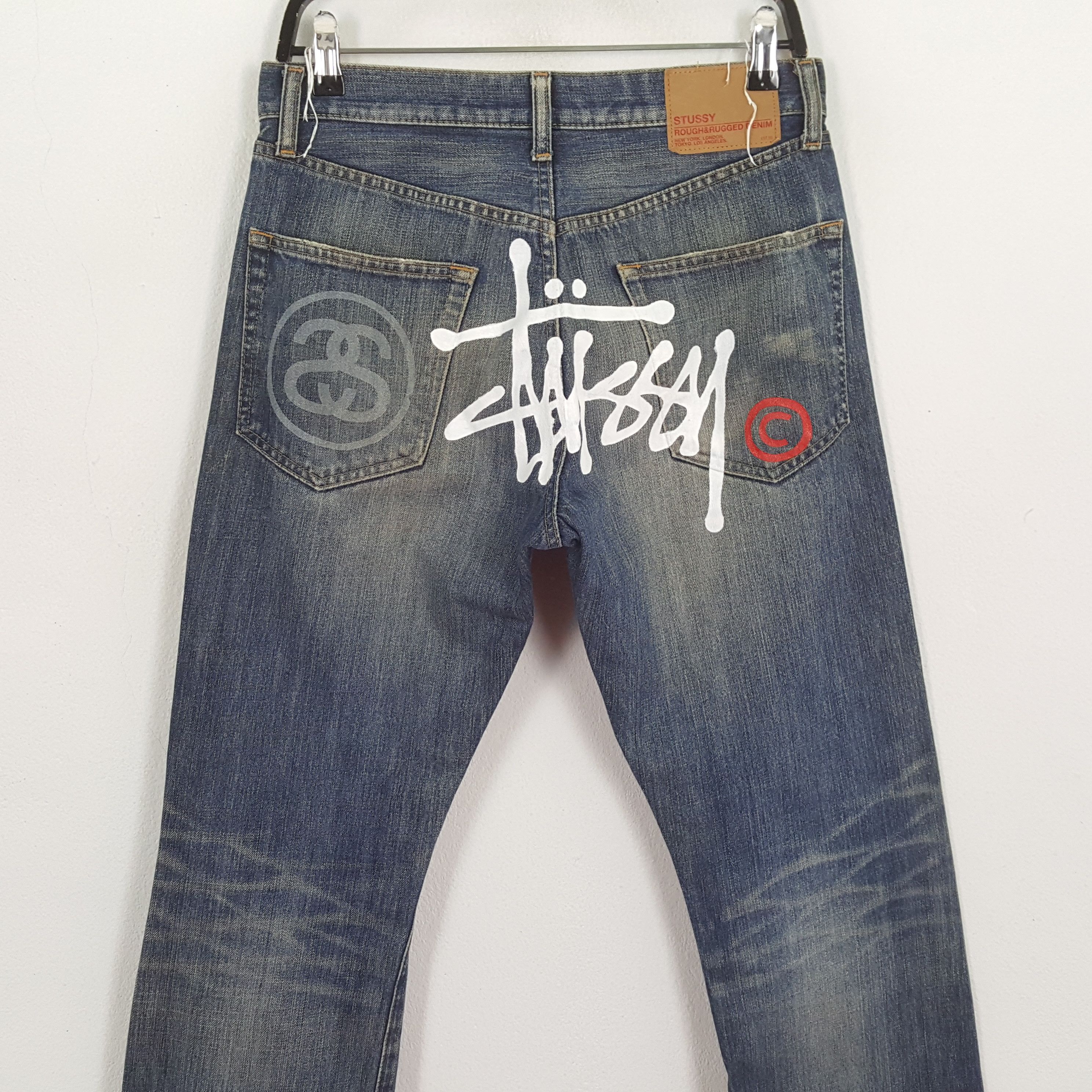 Stussy STUSSY Jeans Streetwear Skateboard Custom Art Fashion Style Size US 30 / EU 46 - 2 Thumbnail
