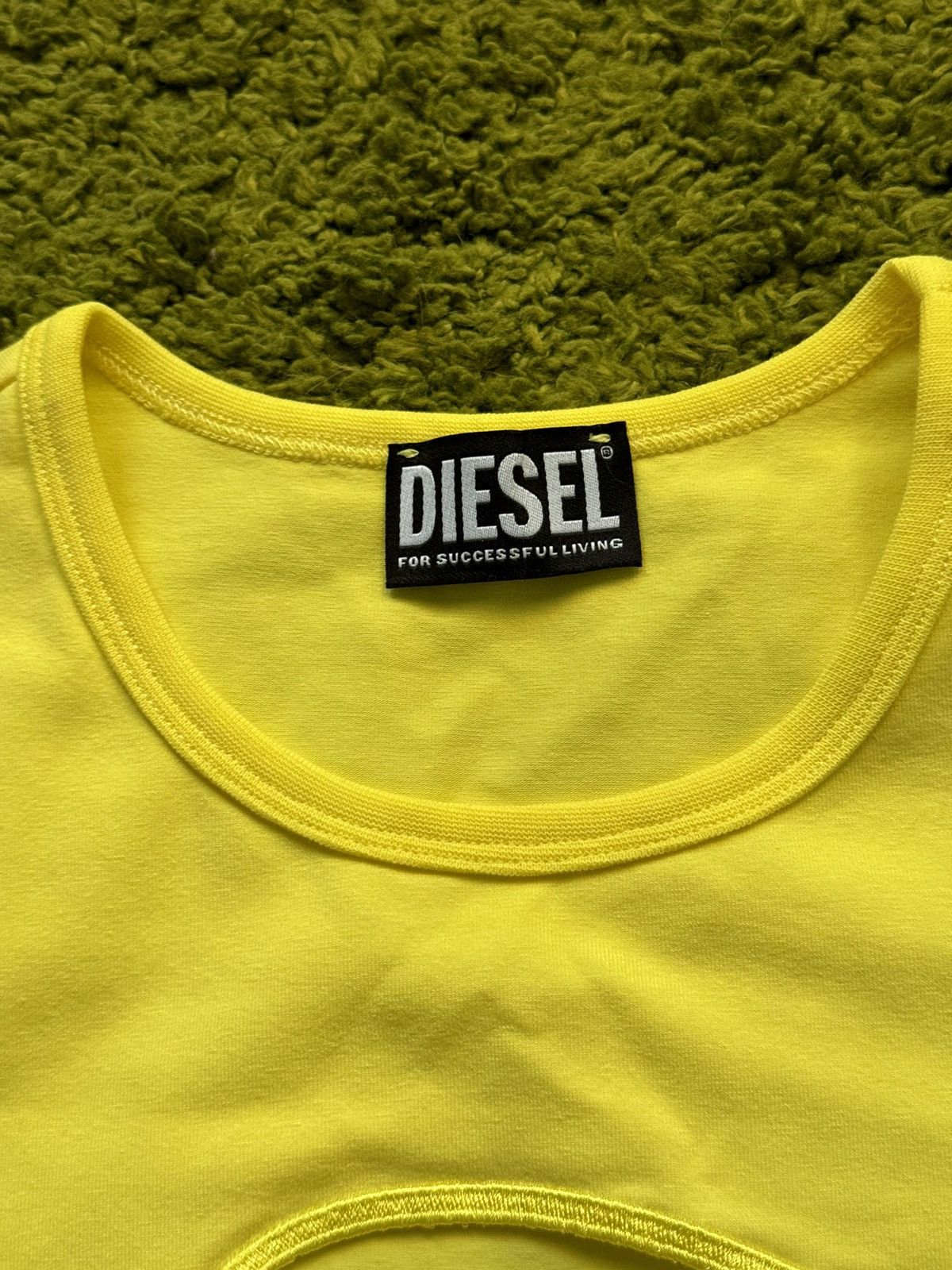 Designer × Diesel × Diesel Black Gold Diesel cut out D logo t-shirt Size M / US 6-8 / IT 42-44 - 6 Thumbnail