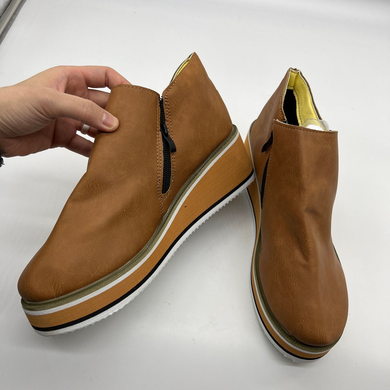 Other Ankle Boots Round Toe Casual Comfortable Size US 10 / IT 40 - 4 Thumbnail