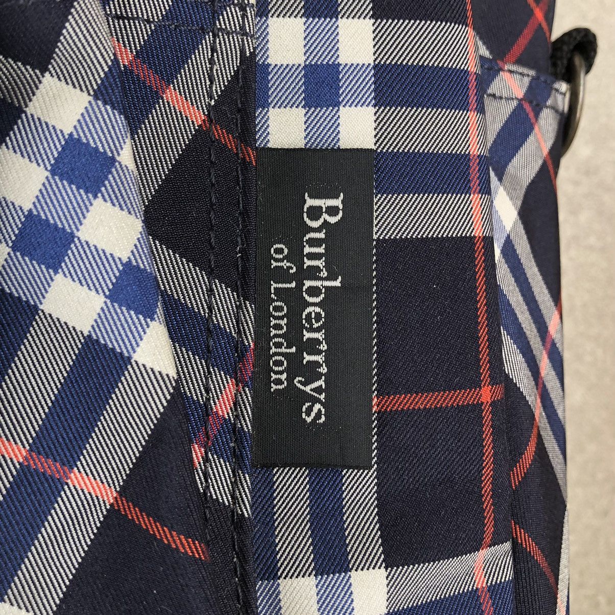 Burberry Vintages BURBERRYS Blue Novachecks Business Document Bag Size ONE SIZE - 17 Thumbnail