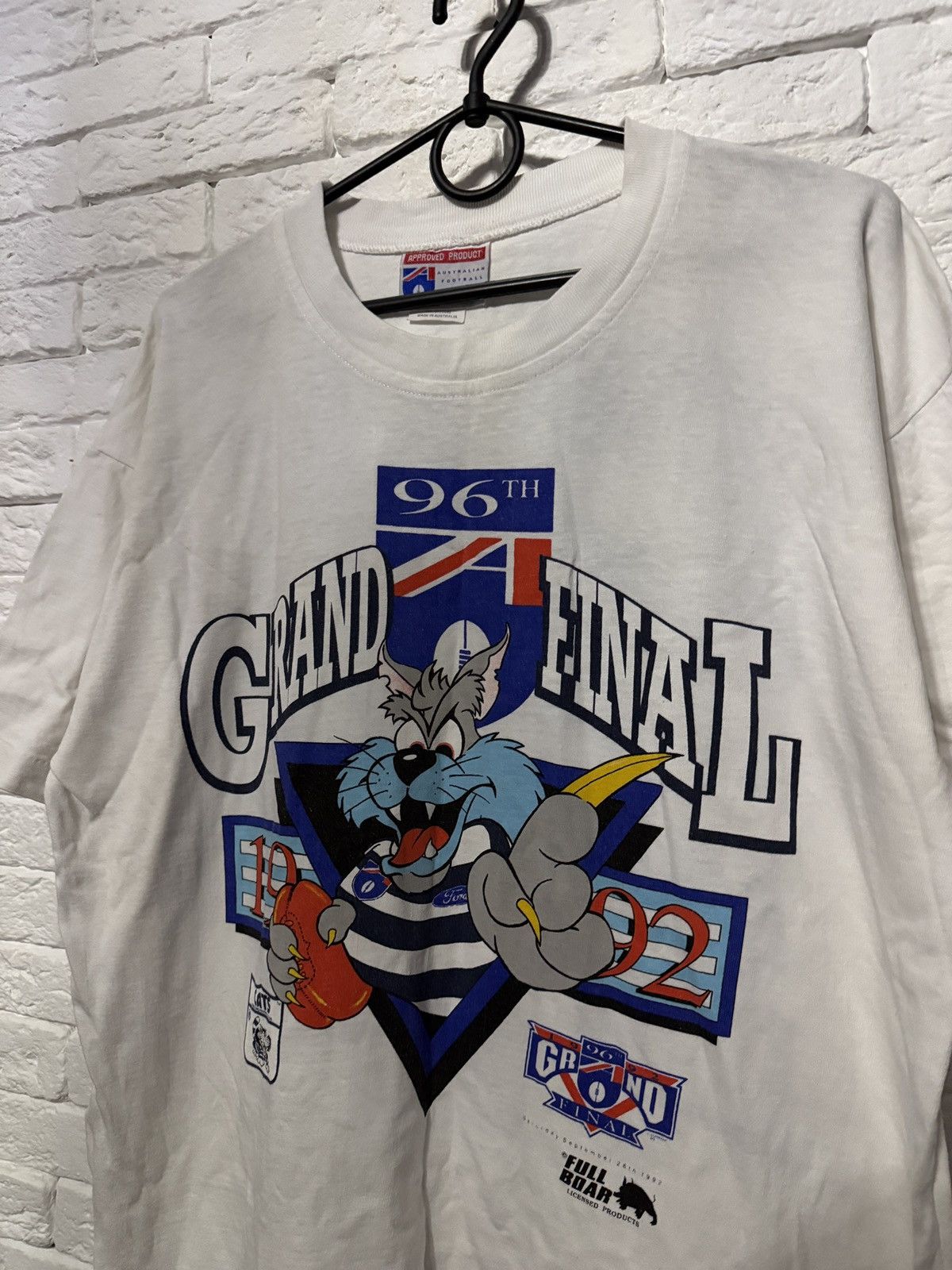 Other Vintage Full Boar Australian Football Cat Attack 1992 Sz XL Size US XL / EU 56 / 4 - 2 Thumbnail