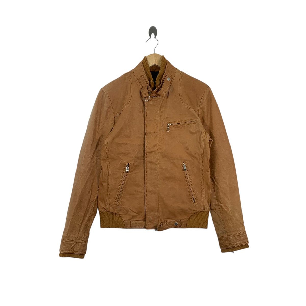 Vintage Vintage YAMAKEN APPAREL Real Leather Motorcycle Jacket Heavy Size US M / EU 48-50 / 2 - 1 Thumbnail