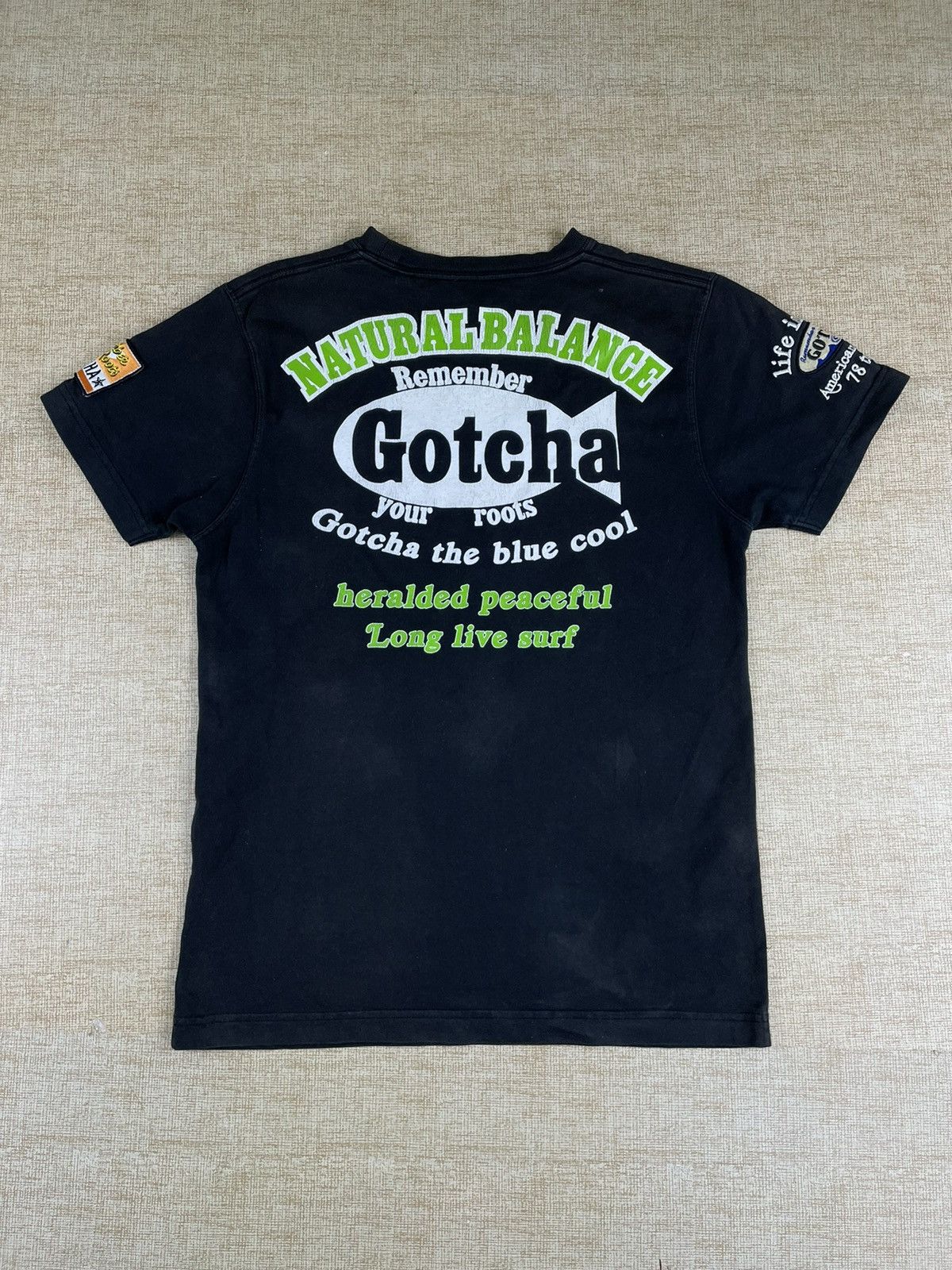 Gotcha × Vintage Vintage GOTCHA California Surf Style Tshirt Size US S / EU 44-46 / 1 - 1 Thumbnail