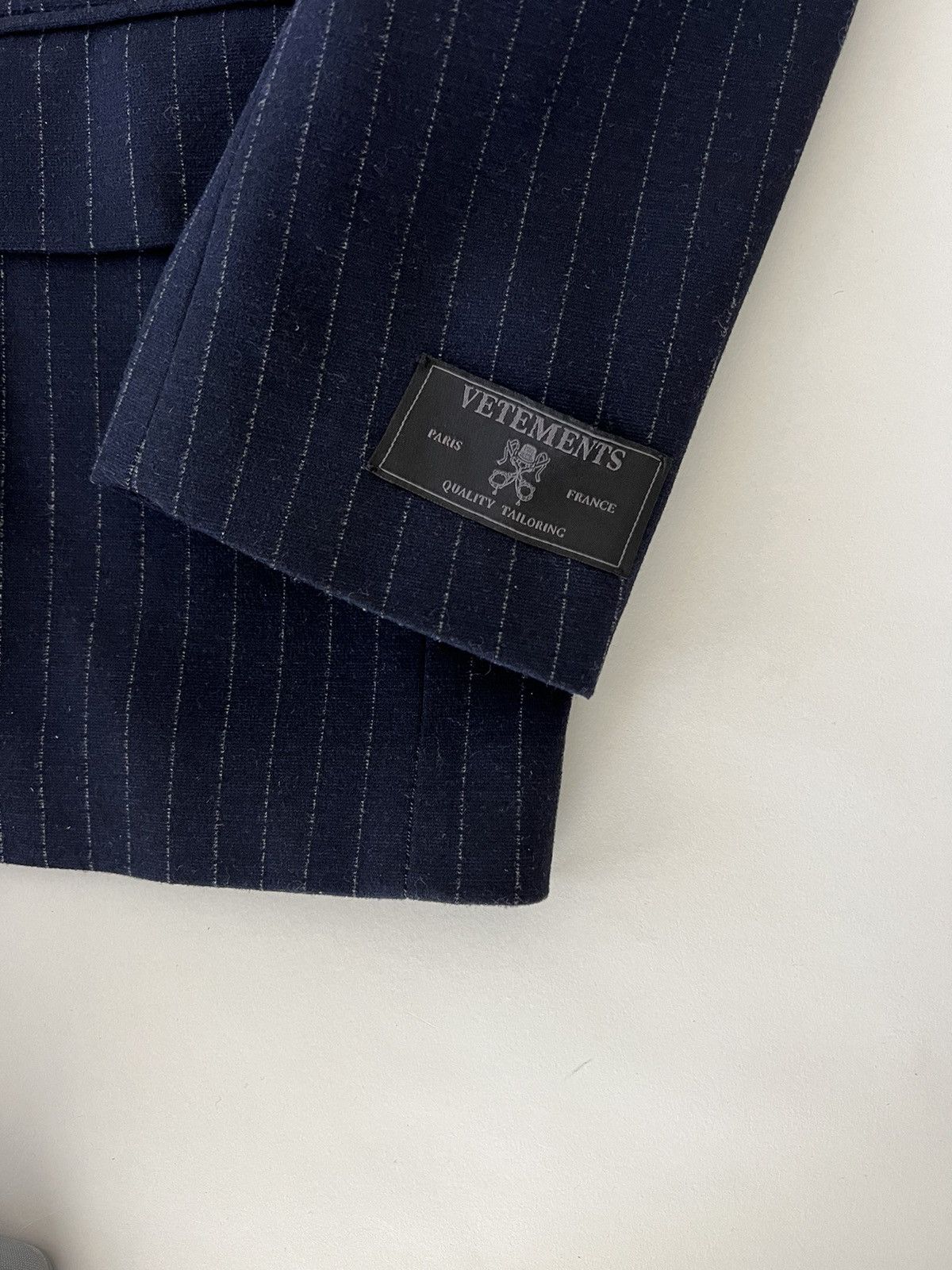 Vetements Vetements Striped Blazer Jacket Size US S / EU 44-46 / 1 - 6 Thumbnail