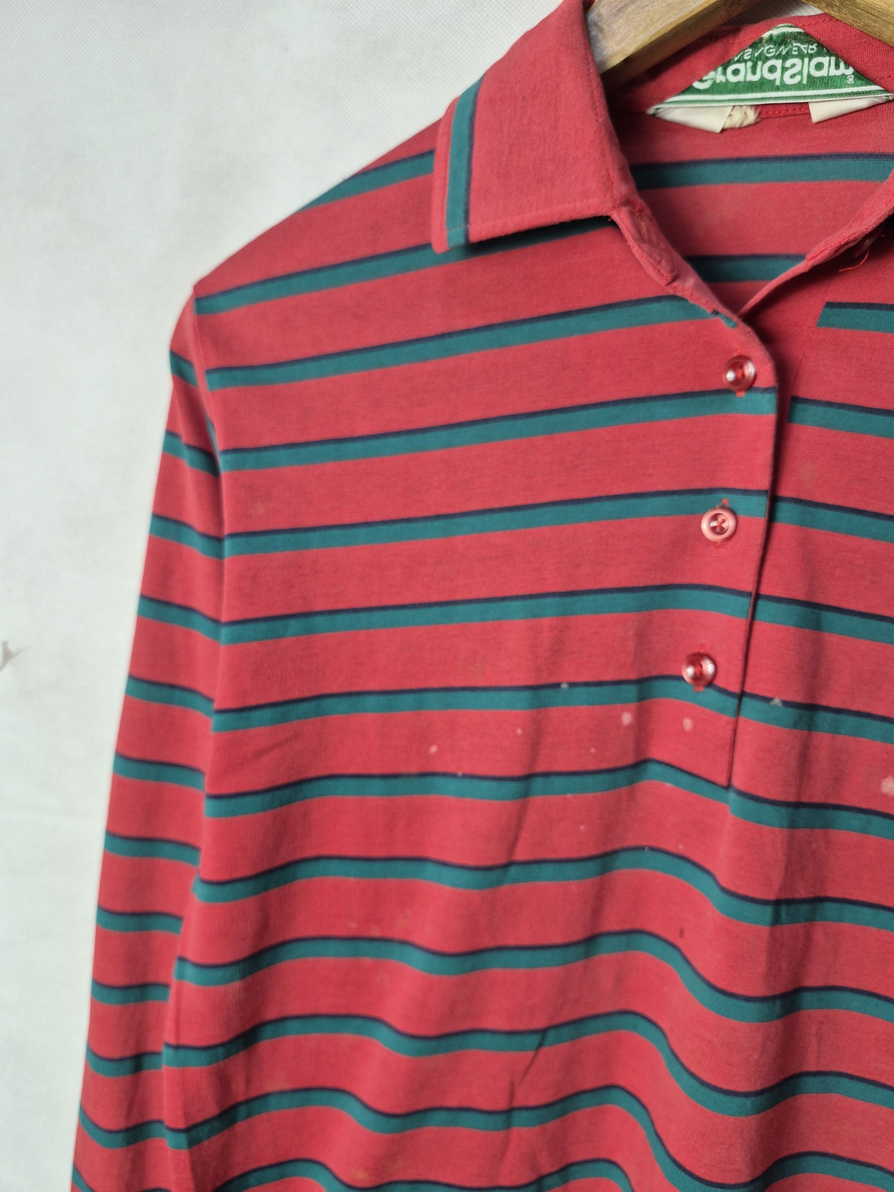 Grand Slam × Vintage 🔥 Vintage 90s Grandslam Munsingwear Polo Stripes Tee Size US S / EU 44-46 / 1 - 10 Thumbnail