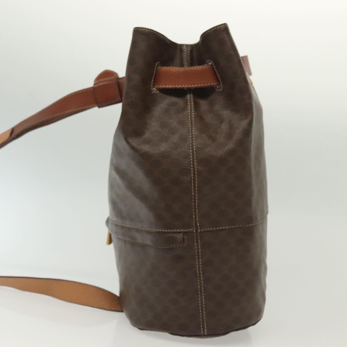Celine CELINE Macadam Canvas Shoulder Bag Pvc Leather Brown Gold Size ONE SIZE - 5 Thumbnail