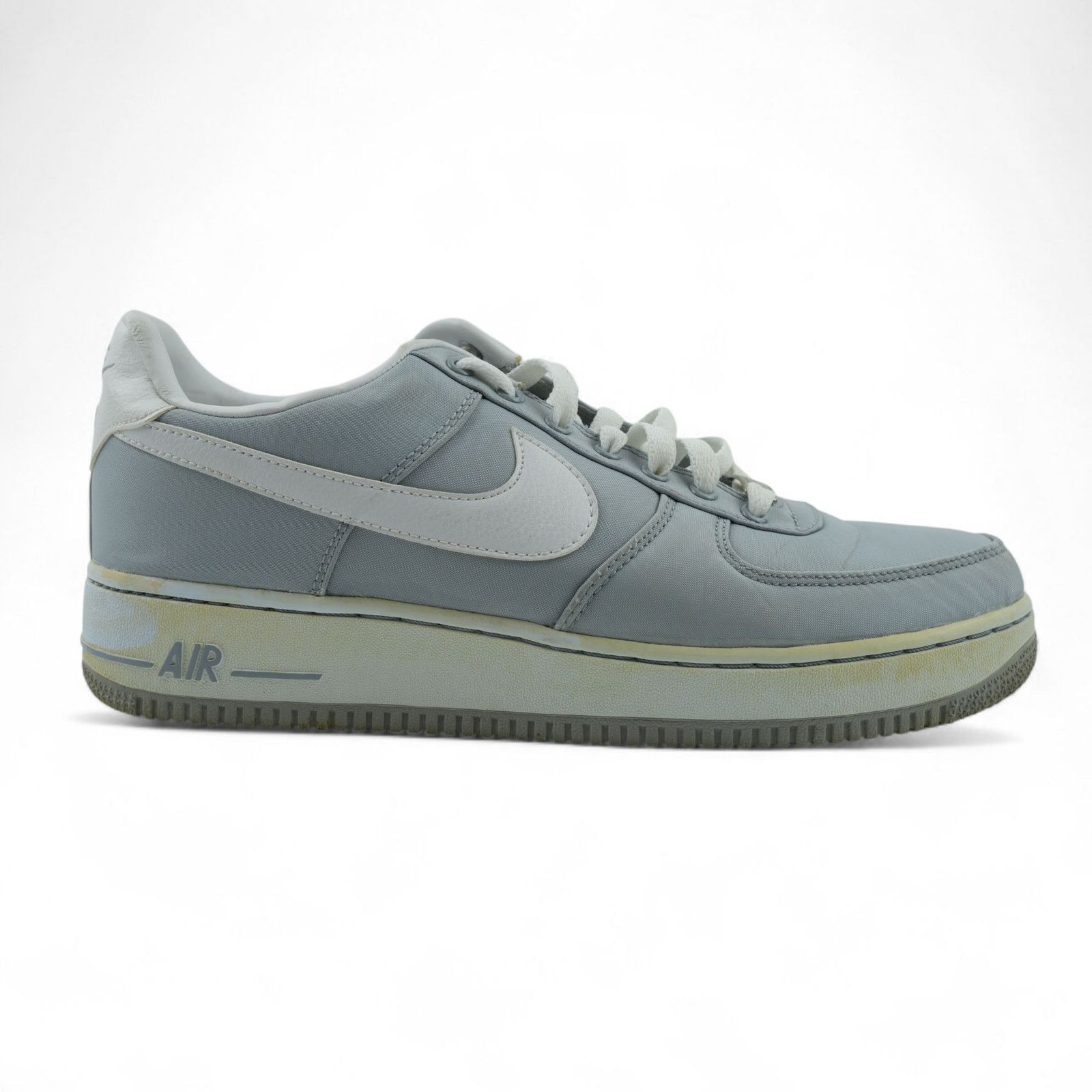 Nike Nike Air Force One 1 Shoes Mens 9.5 Low Wolf Grey 488298-038 Size US 9.5 / EU 42-43 - 1 Thumbnail