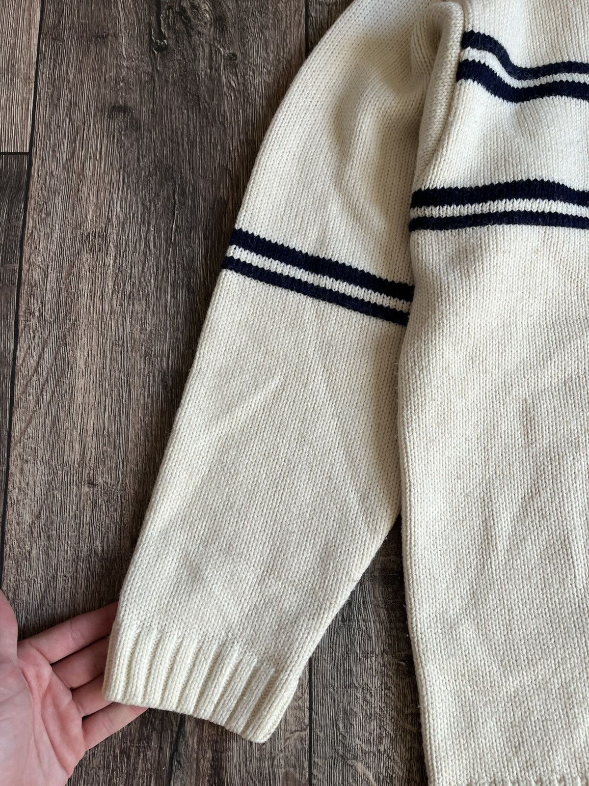 Kickers × Vintage Vintage KICKERS Big Logo Wool Knit Sweater Size US M / EU 48-50 / 2 - 11 Thumbnail