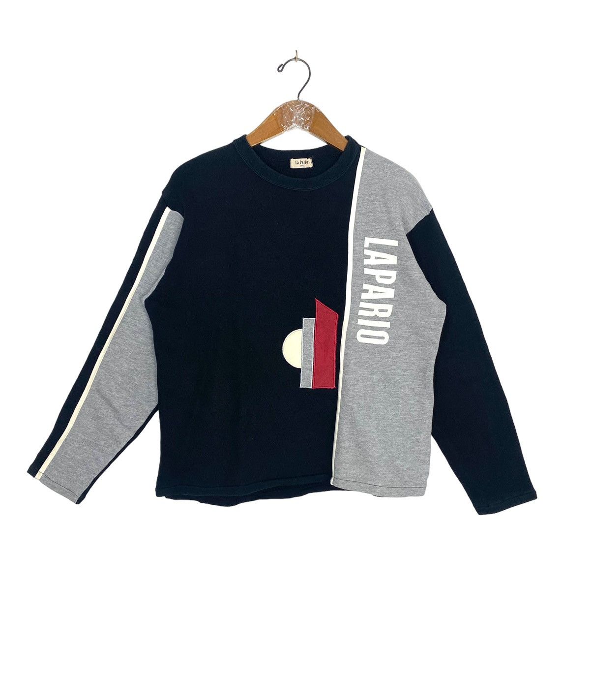 Japanese Brand Rare‼️ Vintage Lapario Embroidery Spellout Sweatshirt Size US S / EU 44-46 / 1 - 1 Thumbnail