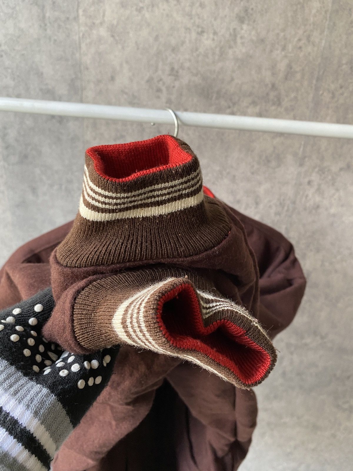 Japanese Brand F/W 1990 Posh Boy Reversible Wool Bomber Jacket Size US L / EU 52-54 / 3 - 10 Thumbnail