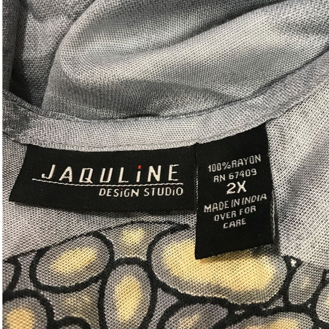 Other Jaquline Design Studio Sleeveless Graphic Print Top 2X Size XXL / US 16-18 / IT 52-54 - 4 Thumbnail