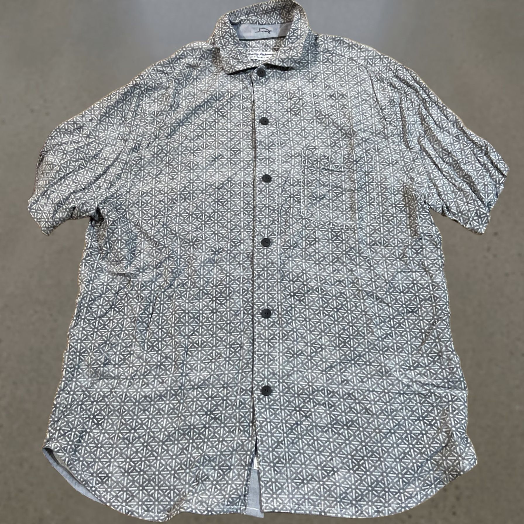 Tommy Bahama Tommy Bahama Men's Veracruz Cay Button Shirt gray M Hawaiian Tropical Size US M / EU 48-50 / 2 - 1 Thumbnail