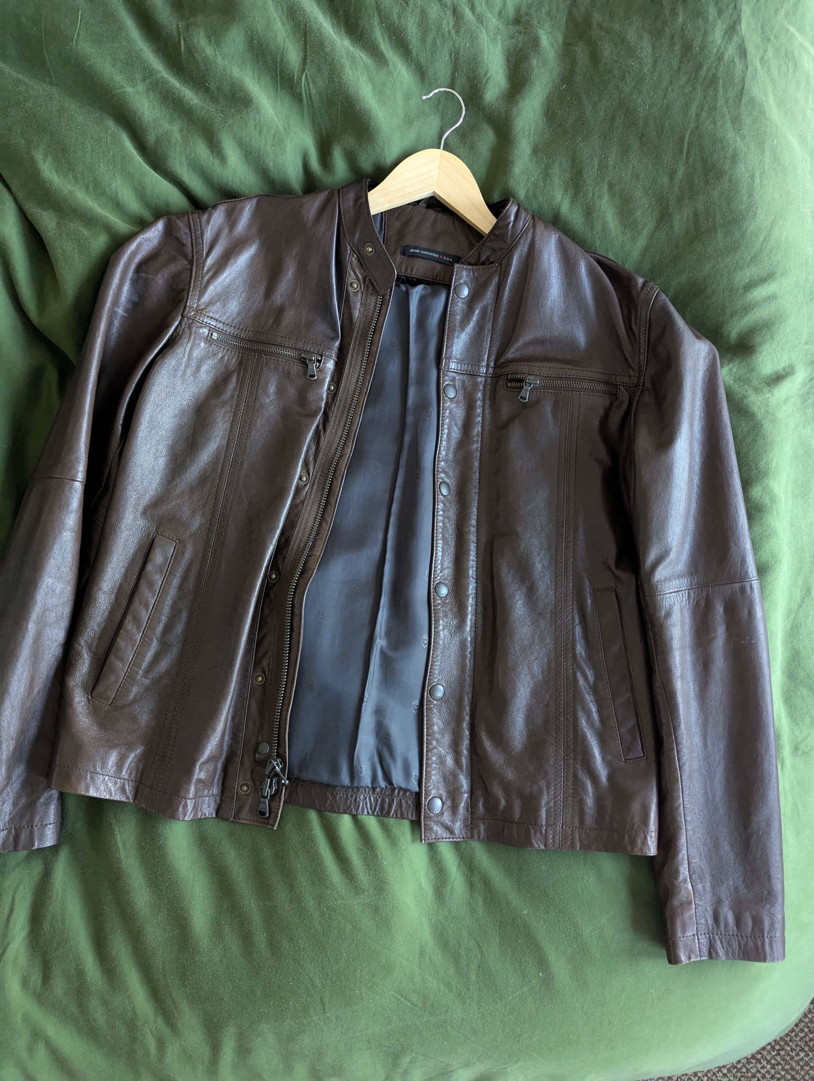 John Varvatos John Varvatos Star USA Moto Jacket 100% Sheep Skin Size US M / EU 48-50 / 2 - 7 Thumbnail