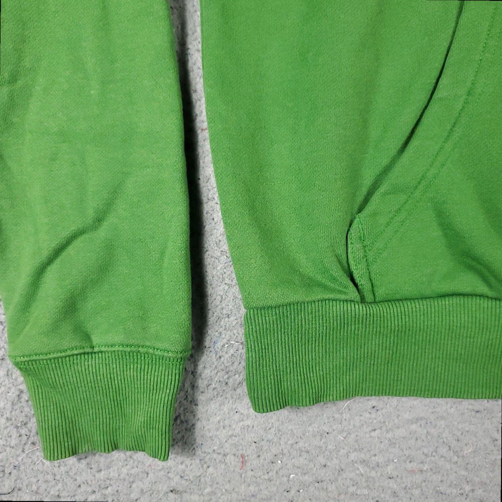 Puma PUMA Hoodie Womens Medium Green Pullover Sweatshirt Cotton Blend Size M / US 6-8 / IT 42-44 - 4 Thumbnail