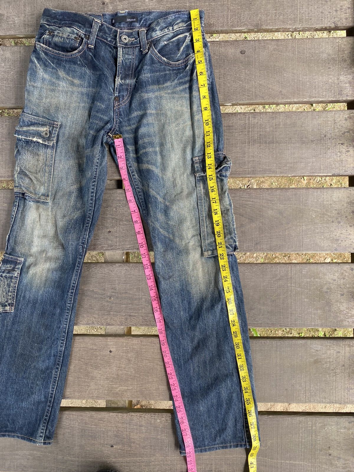 Johnbull 🔥 Japanese Brands 🔥 Vintage John Bull Denim (Distressed) Size US 30 / EU 46 - 15 Thumbnail