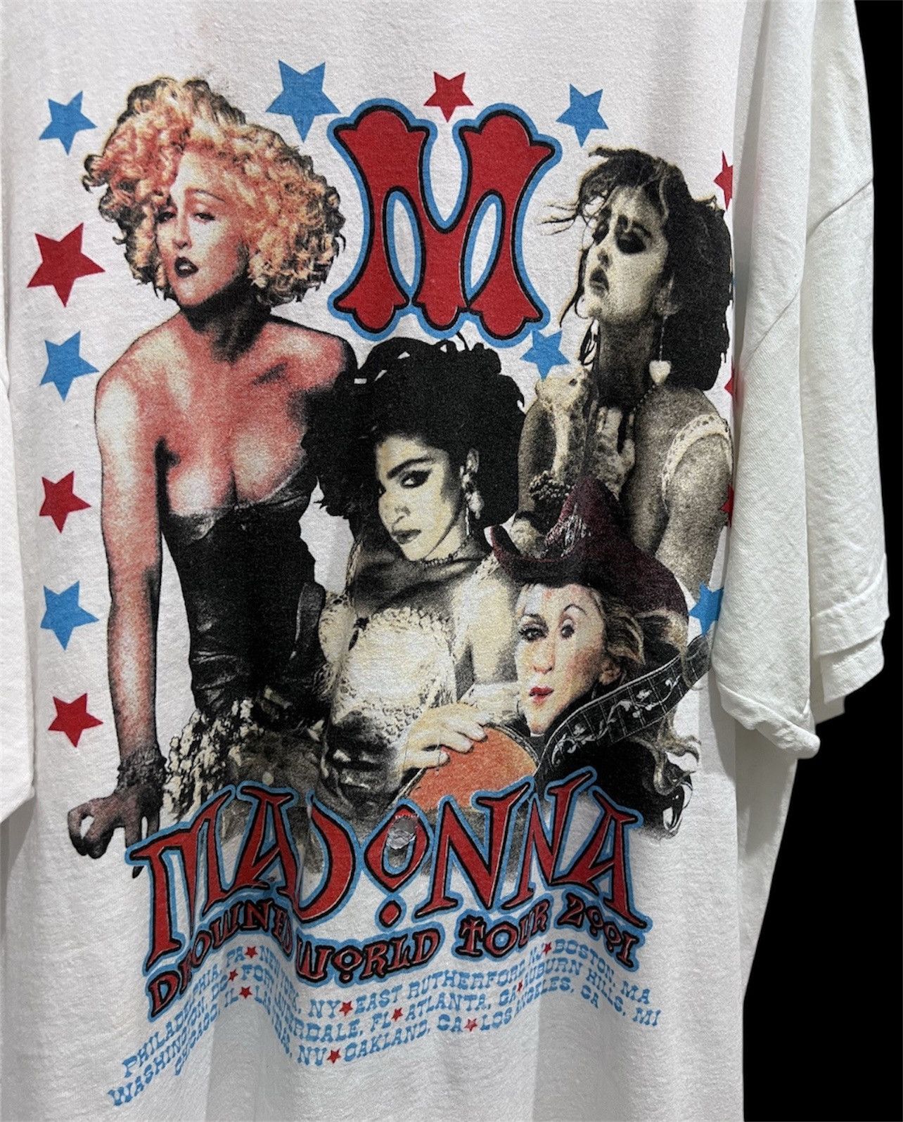 Band Tees Vintage 90s Madonna Drowned World Tour Promo Tee XL Size US XL / EU 56 / 4 - 3 Thumbnail