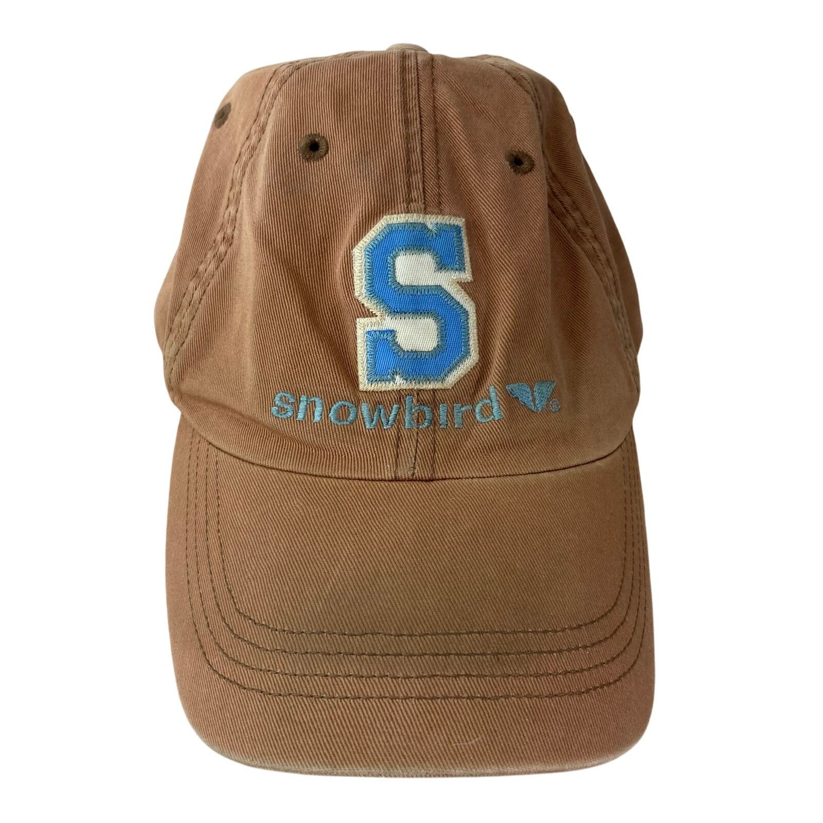 Other Snowbird "S" Embroidered Brown/Blue Adjustable Dad Hat Size ONE SIZE - 1 Thumbnail