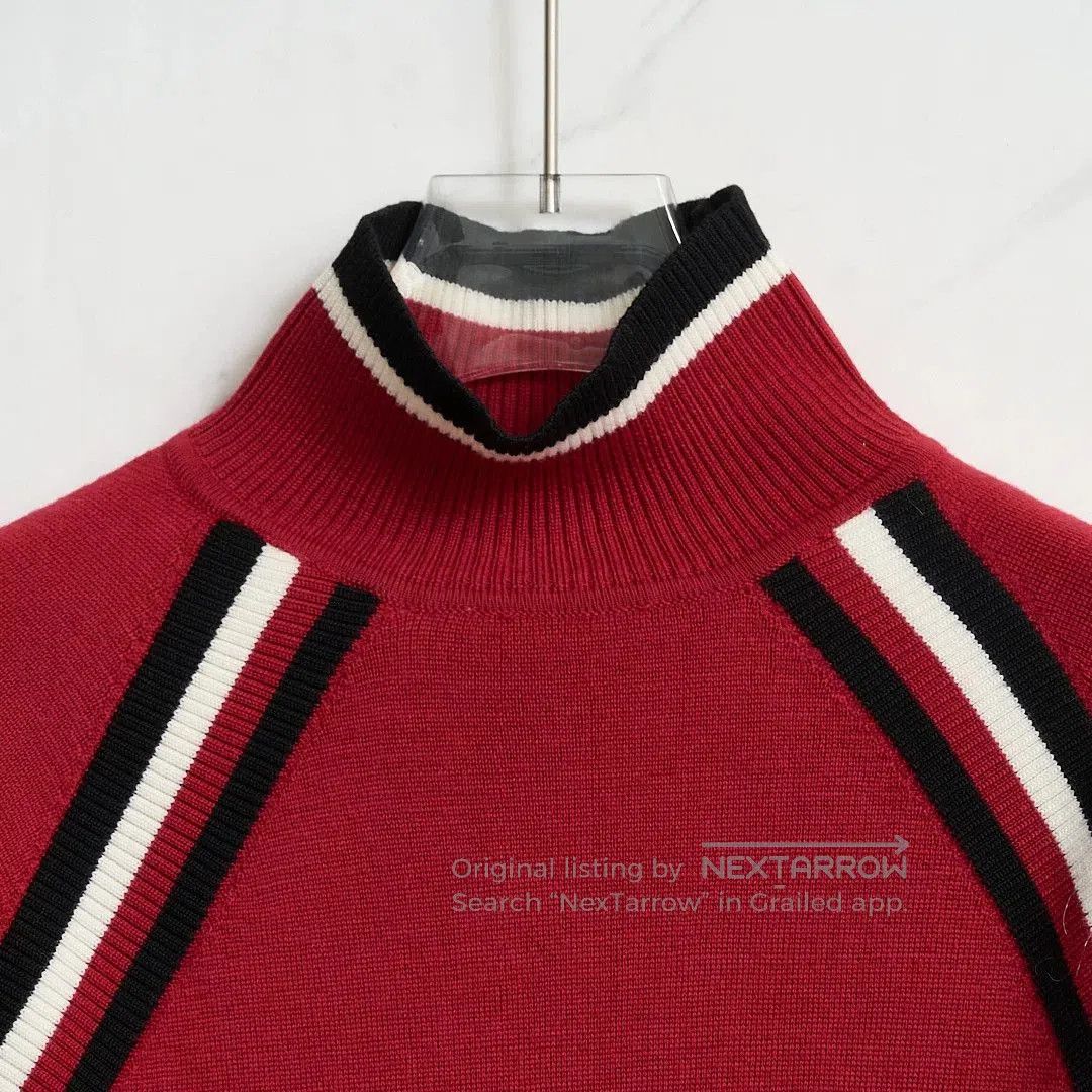 Fendi Fendi Men's Logo Stripe Knit Sweater. Size US M / EU 48-50 / 2 - 2 Thumbnail
