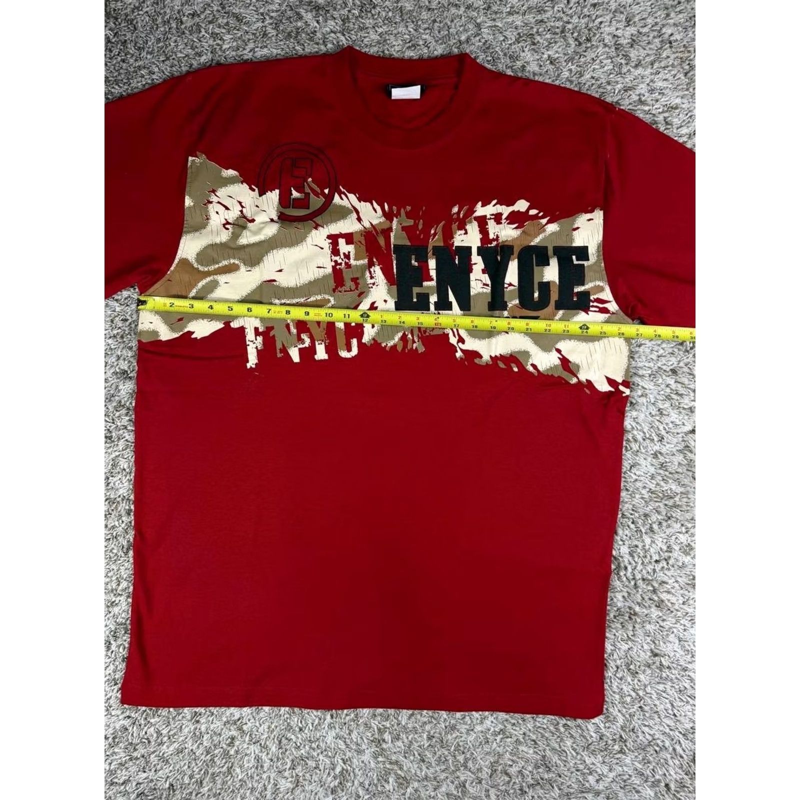 Enyce VINTAGE ENYCE T-Shirt XXL Red 2000s Made In Canada Graphic Big Logo Hip Hop Tee RARE Mens 90s 00s Size US XXL / EU 58 / 5 - 6 Thumbnail