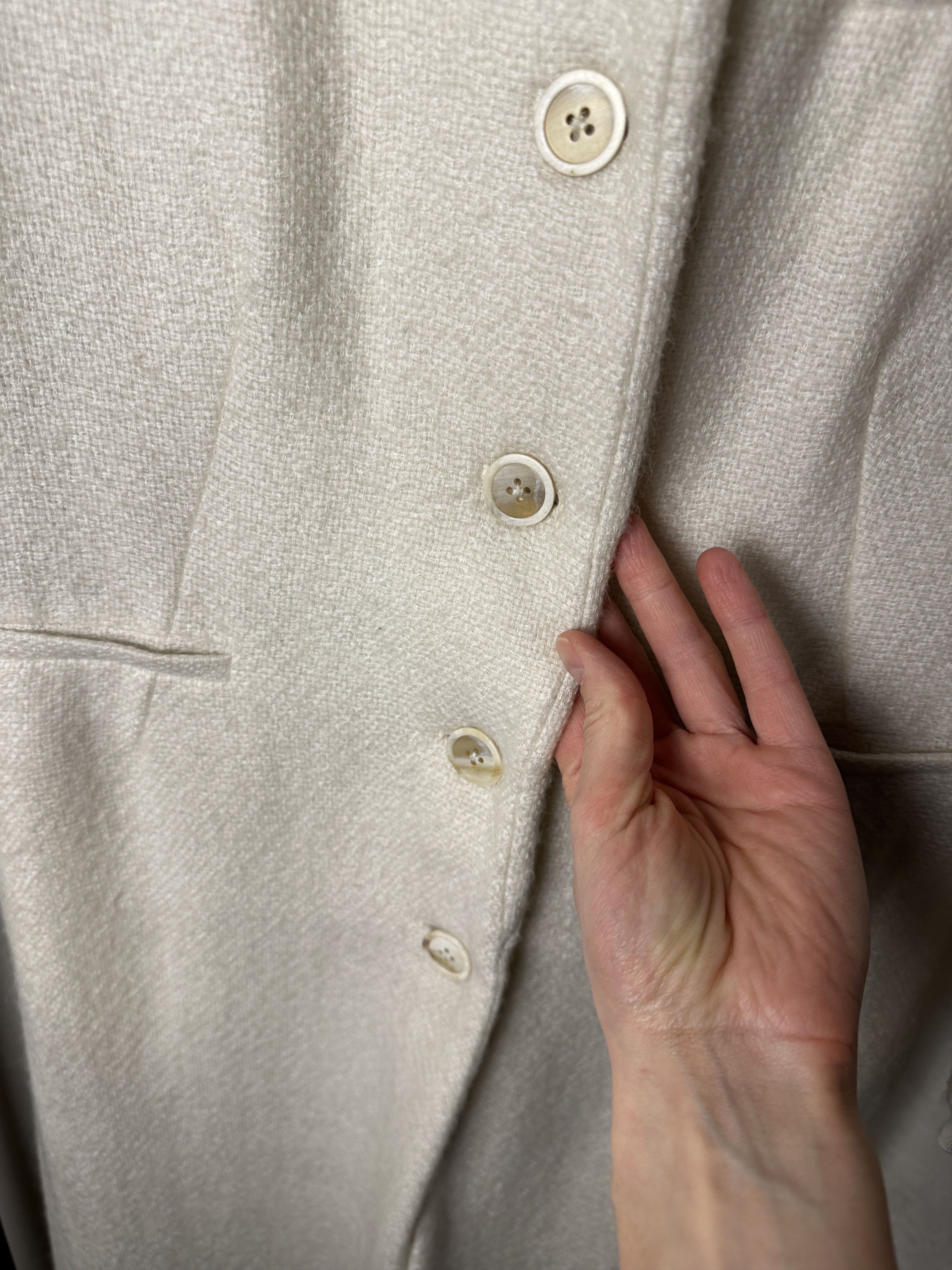 Ann Demeulemeester Ann Demeulemeester FW13 Milk Maxi Coat Size S / US 4 / IT 40 - 6 Thumbnail