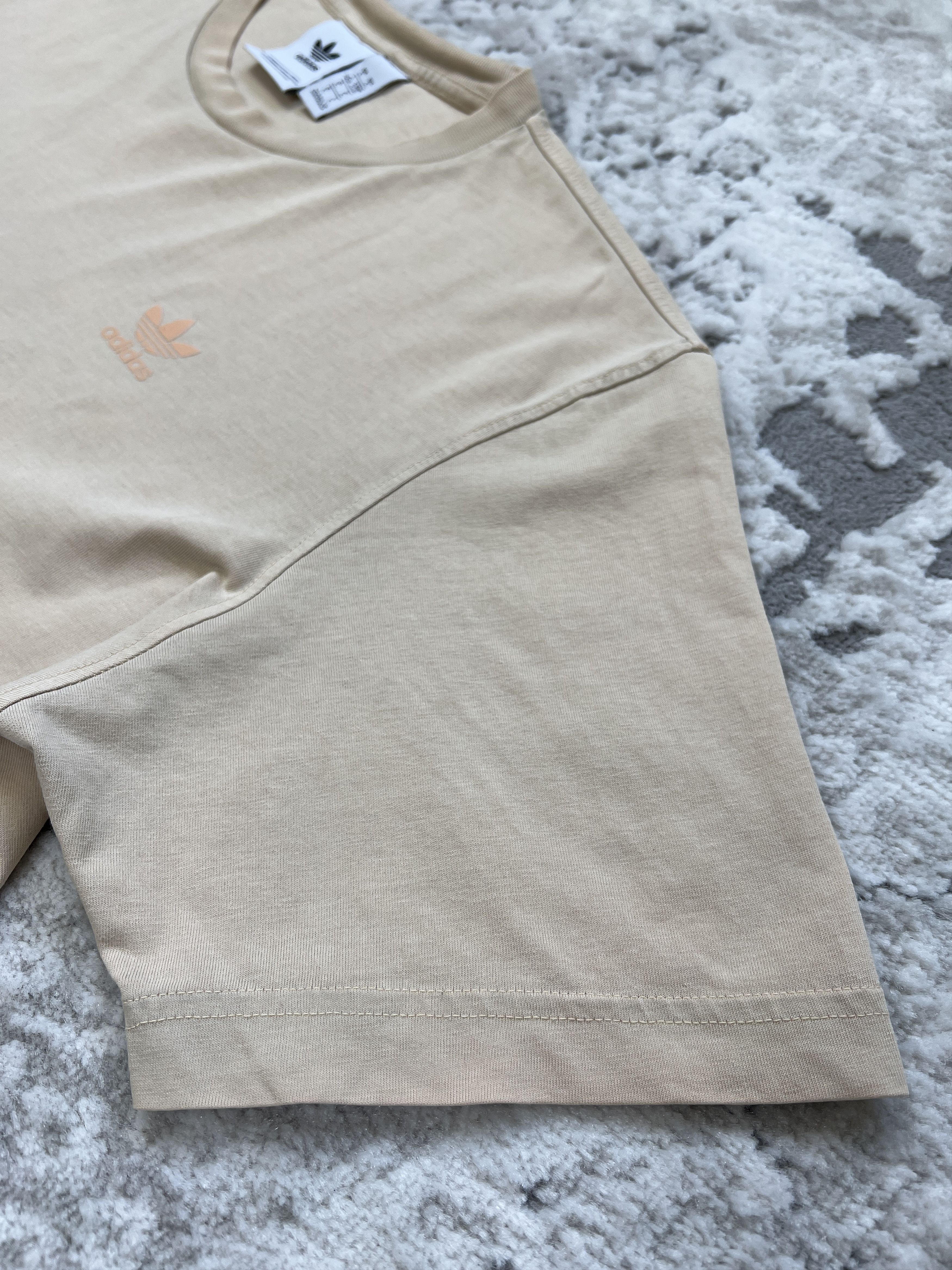 Adidas Adidas Originals Trefoil Logo T-Shirt Tee Beige Size US L / EU 52-54 / 3 - 3 Thumbnail