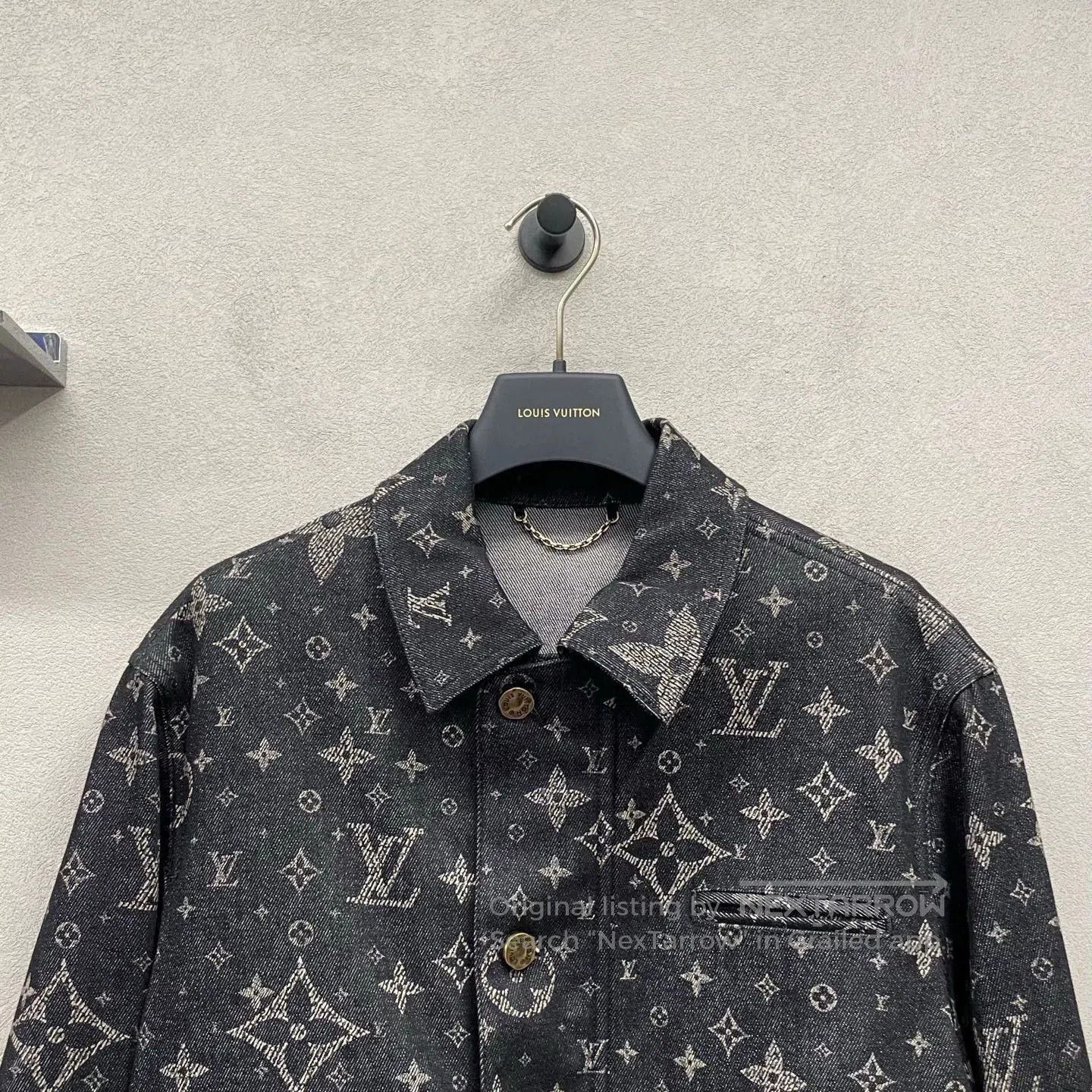Louis Vuitton LV Black Logo Printed Jacket Size 48. Size US M / EU 48-50 / 2 - 4 Thumbnail