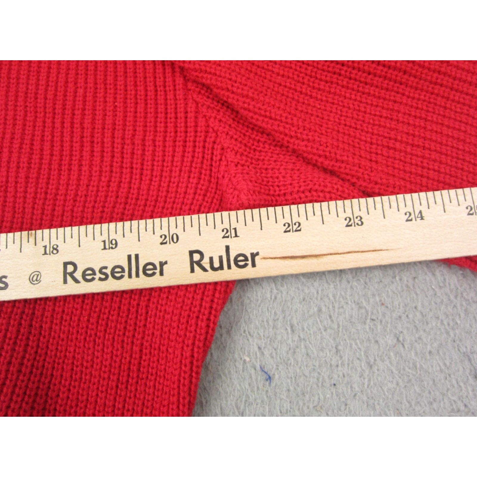 Vintage VINTAGE Vantage Sweater Mens Large Red Knit Cotton Made in USA Farm 90s Classic Pullover Long Sleeve Size US L / EU 52-54 / 3 - 7 Thumbnail