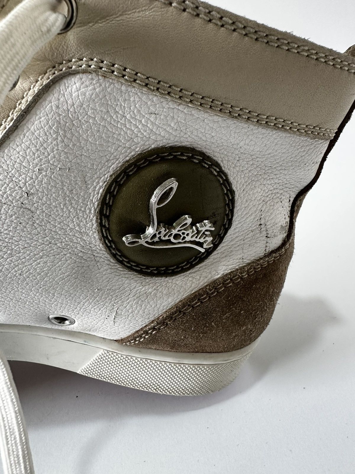 Christian Louboutin CHRITIAN LOUBOUTIN HI TOP MULTICOLOR SNEAKER Size US 7 / EU 40 - 9 Thumbnail