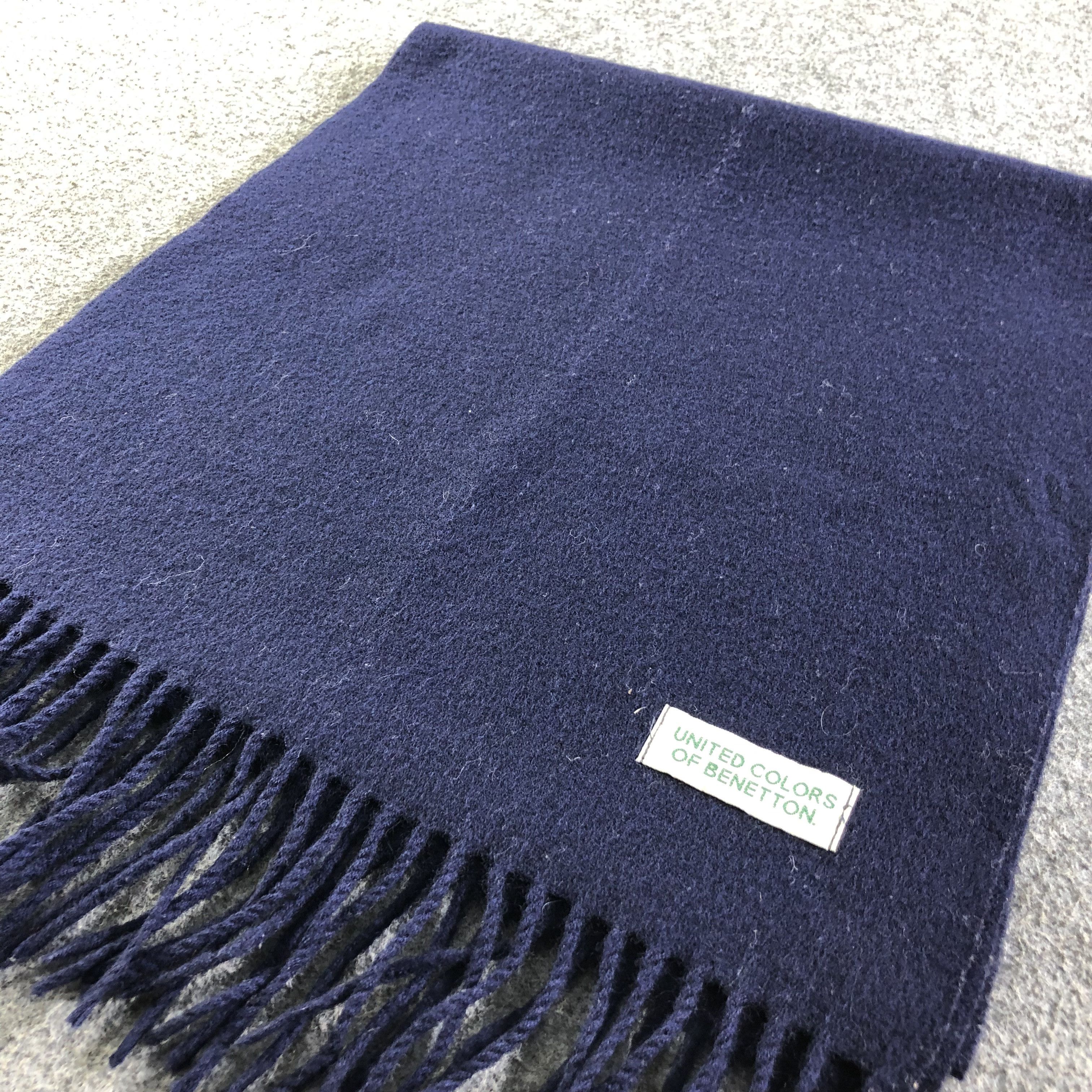 United Colors Of Benetton United Colors Of Benetton Wool Scarf Muffler Neckwear V2087 Size ONE SIZE - 3 Thumbnail