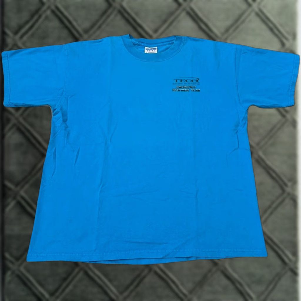 Gildan VINTAGE 2000 Arkansas Ice Storm Tampa Electric Emergency Response T-Shirt Storm Blue Mens XL Gildan T-Shirt Size US XL / EU 56 / 4 - 1 Thumbnail