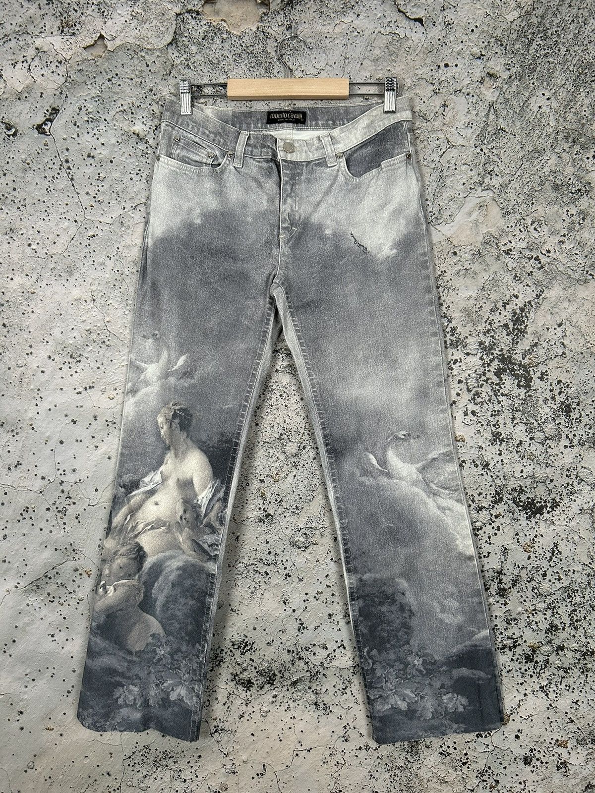 Roberto Cavalli Roberto Cavalli Archival Full Printed Pants Avantgarde Rare Size US 32 / EU 48 - 1 Thumbnail