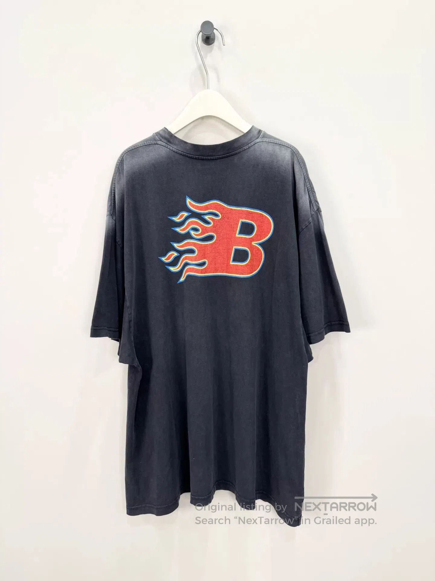 Balenciaga vintage balenciaga flame print tee. Size US XS / EU 42 / 0 - 2 Thumbnail