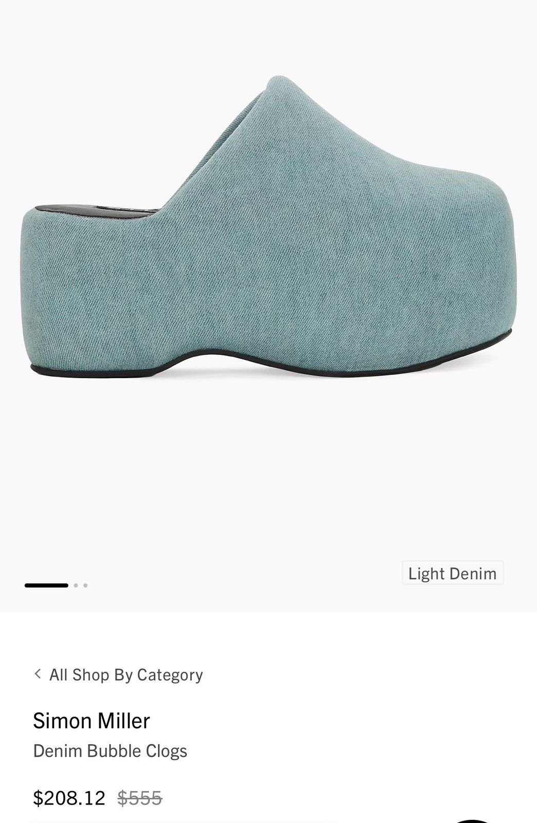 Simon Miller Denim Simon miller bubble clog Size US 10 / IT 40 - 1 Thumbnail