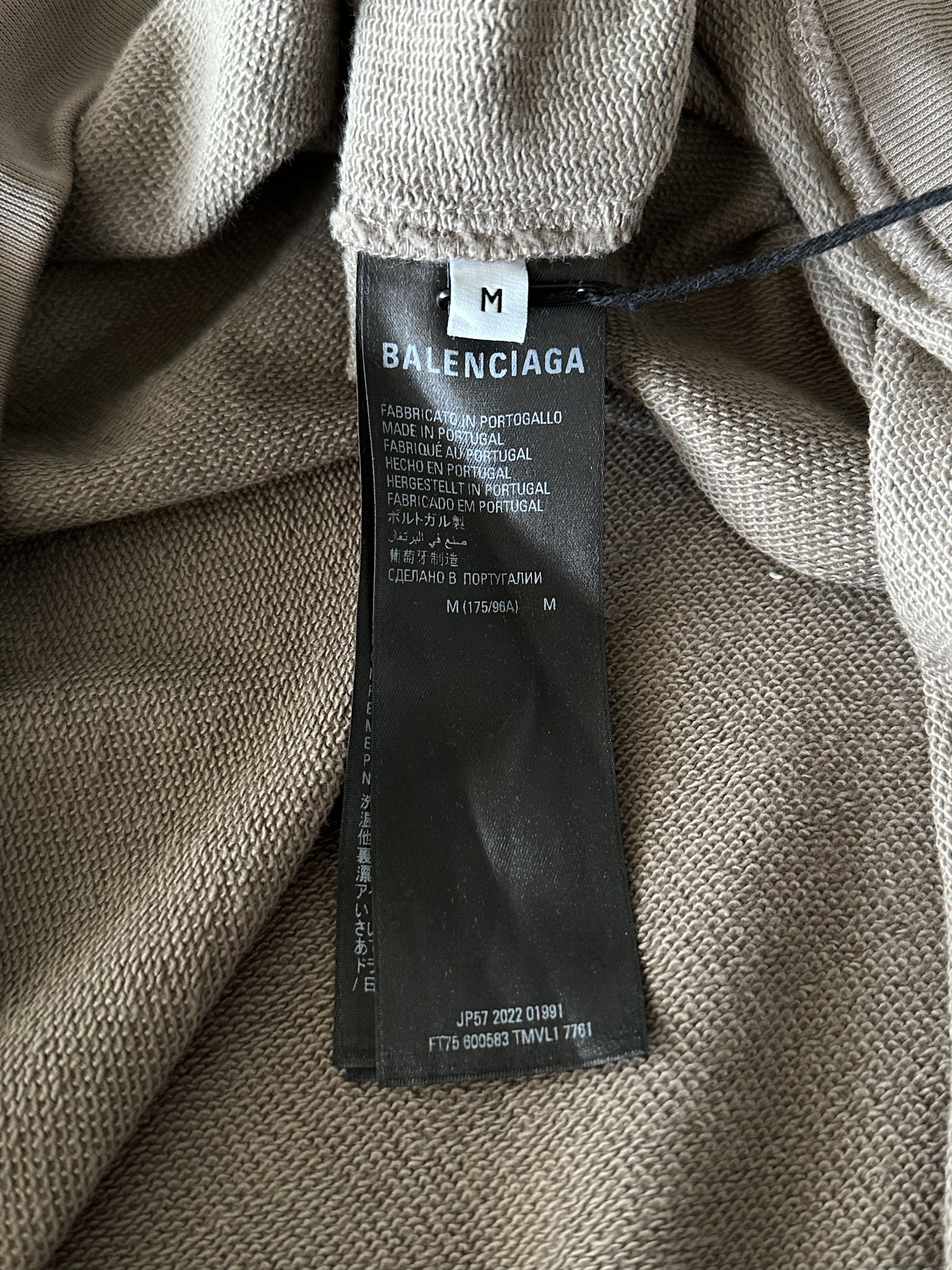 Balenciaga Balenciaga Brown & Black World Food Programme Logo Hoodie Size US XL / EU 56 / 4 - 4 Thumbnail