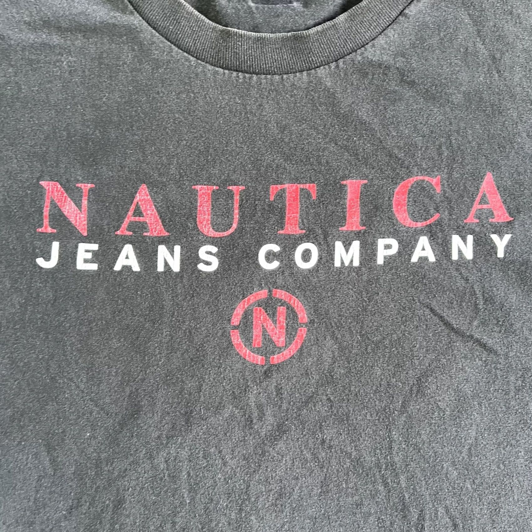 Nautica Vintage Nautica Jeans Company Shirt Mens Large Gray Logo Graphic Tee T-Shirt Size US L / EU 52-54 / 3 - 3 Thumbnail