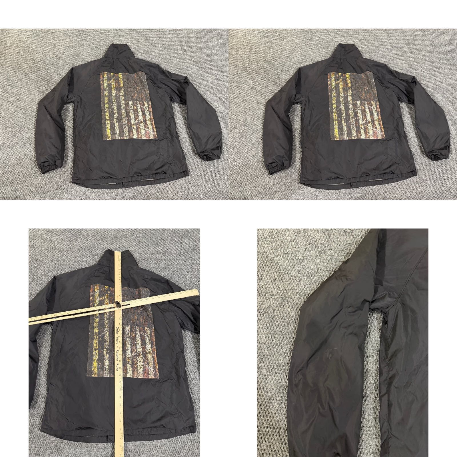 RVCA RVCA Jacket Mens Small Black Windbreaker Streetwear Coach Windbreaker Lined Zip Snap Front Logo City Fall Winter Spring Regular Size US S / EU 44-46 / 1 - 8 Thumbnail
