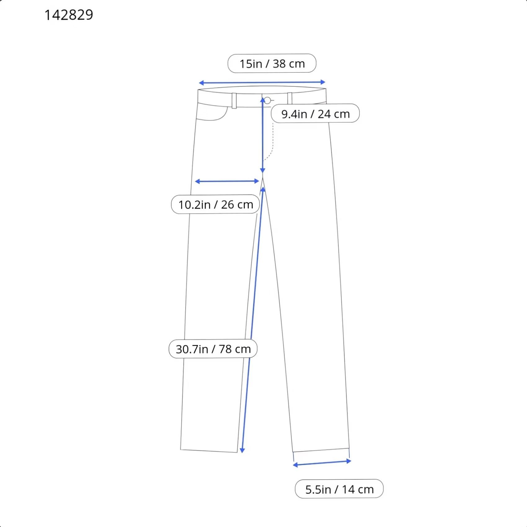 Scotch & Soda SCOTCH & SODA Skim Bi - Stretch Jeans Men's W29/L32 Slim Blue Whiskers Faded Zip Jeans Mens Slim W29/L32 Blue Zip Size US 29 - 3 Thumbnail